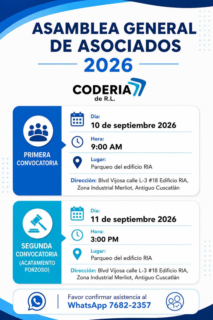 Asamblea General Ordinaria 2026